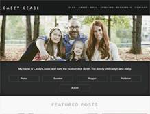 Tablet Screenshot of caseycease.com